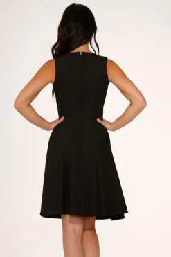 Rose Skulls Embroider Swing Dress New