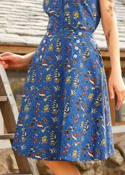 Sailor Flare Skirt Blue Tattoo Sailor Best