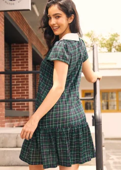 BTC School Days Collared Dress Prep School Plaid Sale