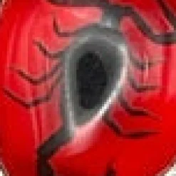 Scorpion Heart Cuff Bracelet Red Hot