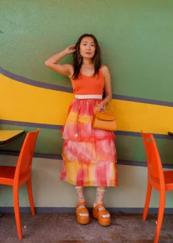 Sheer Rosettes Crew Sock Outlet