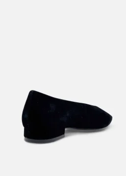 Slick Suede Ballet Flats New
