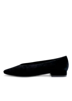Slick Suede Ballet Flats New