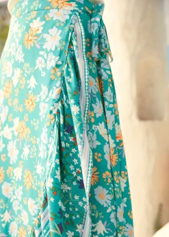 South of the Border Wrap Skirt Casa Flor Hot