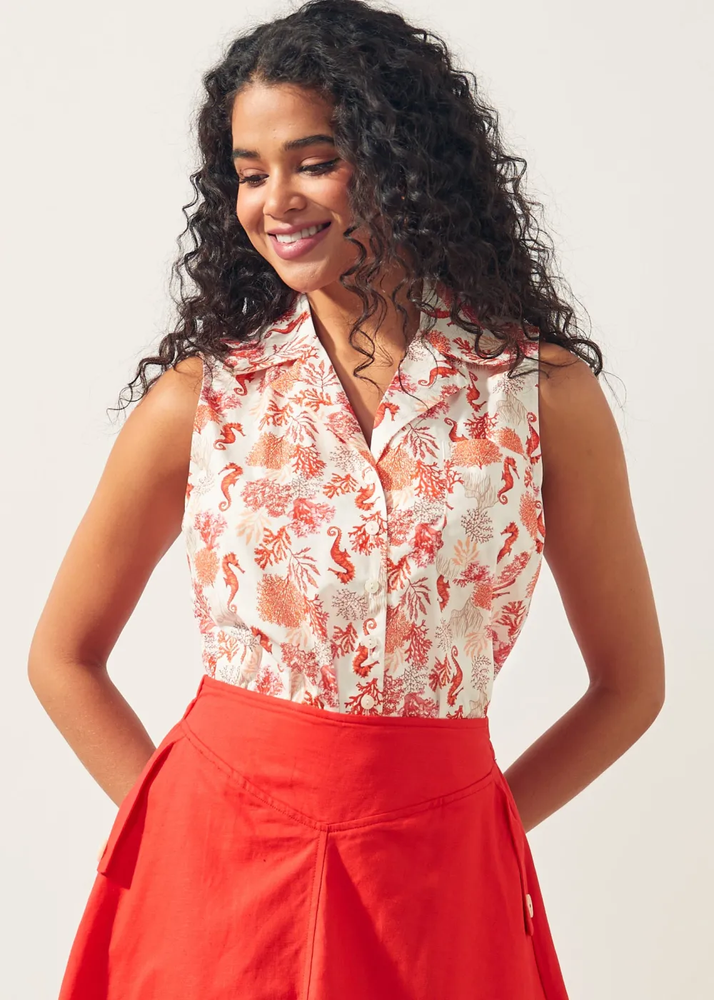 Spotlight Spark Sleeveless Shirt Horsing Around Sale