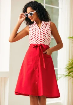 Spotlight Spark Sleeveless Shirt Red Dot Discount