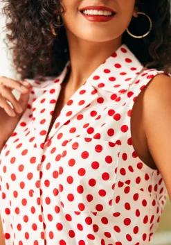 Spotlight Spark Sleeveless Shirt Red Dot Discount