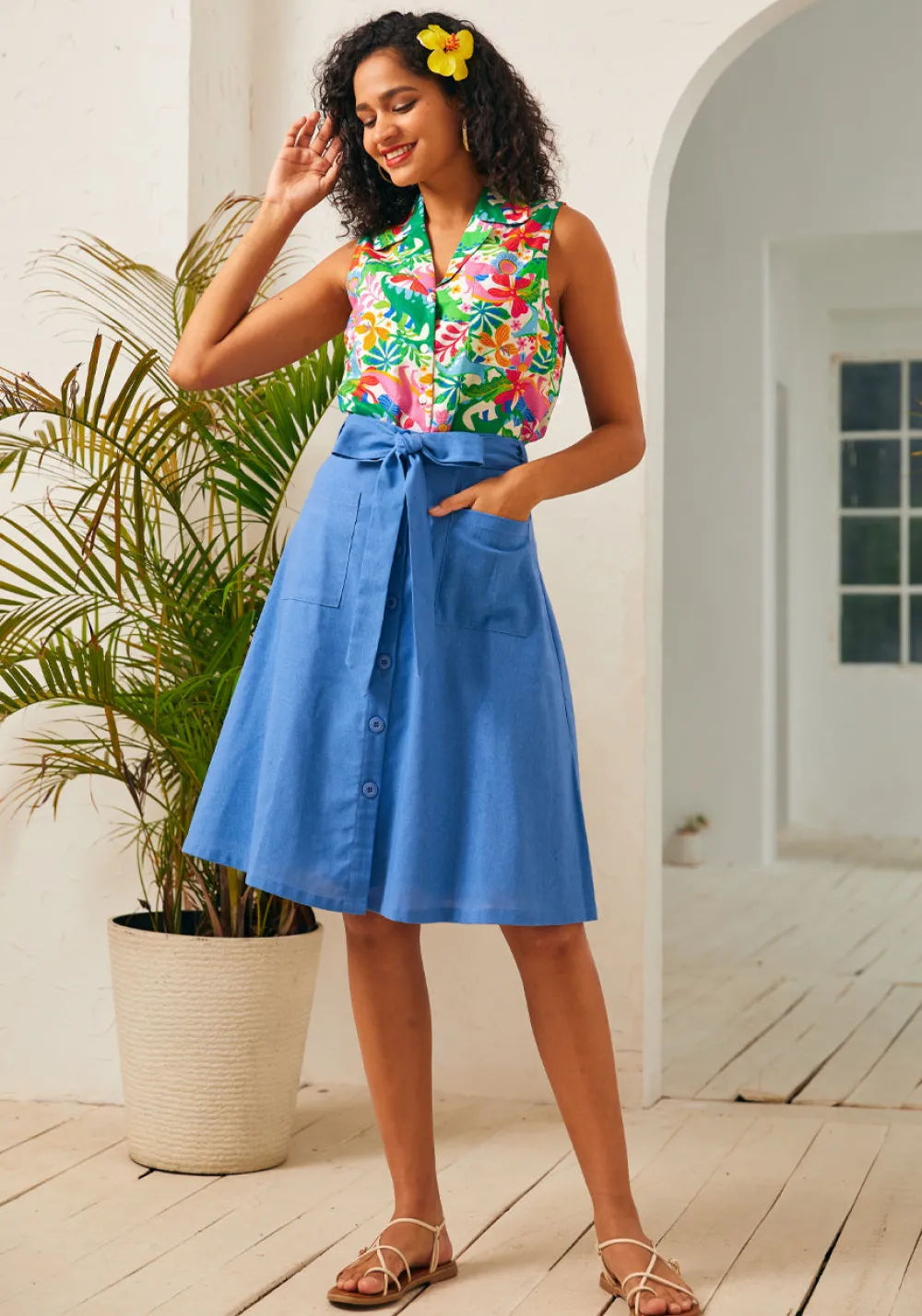 BTC Spotlight Spark Sleeveless Shirt Dino-Flage Best