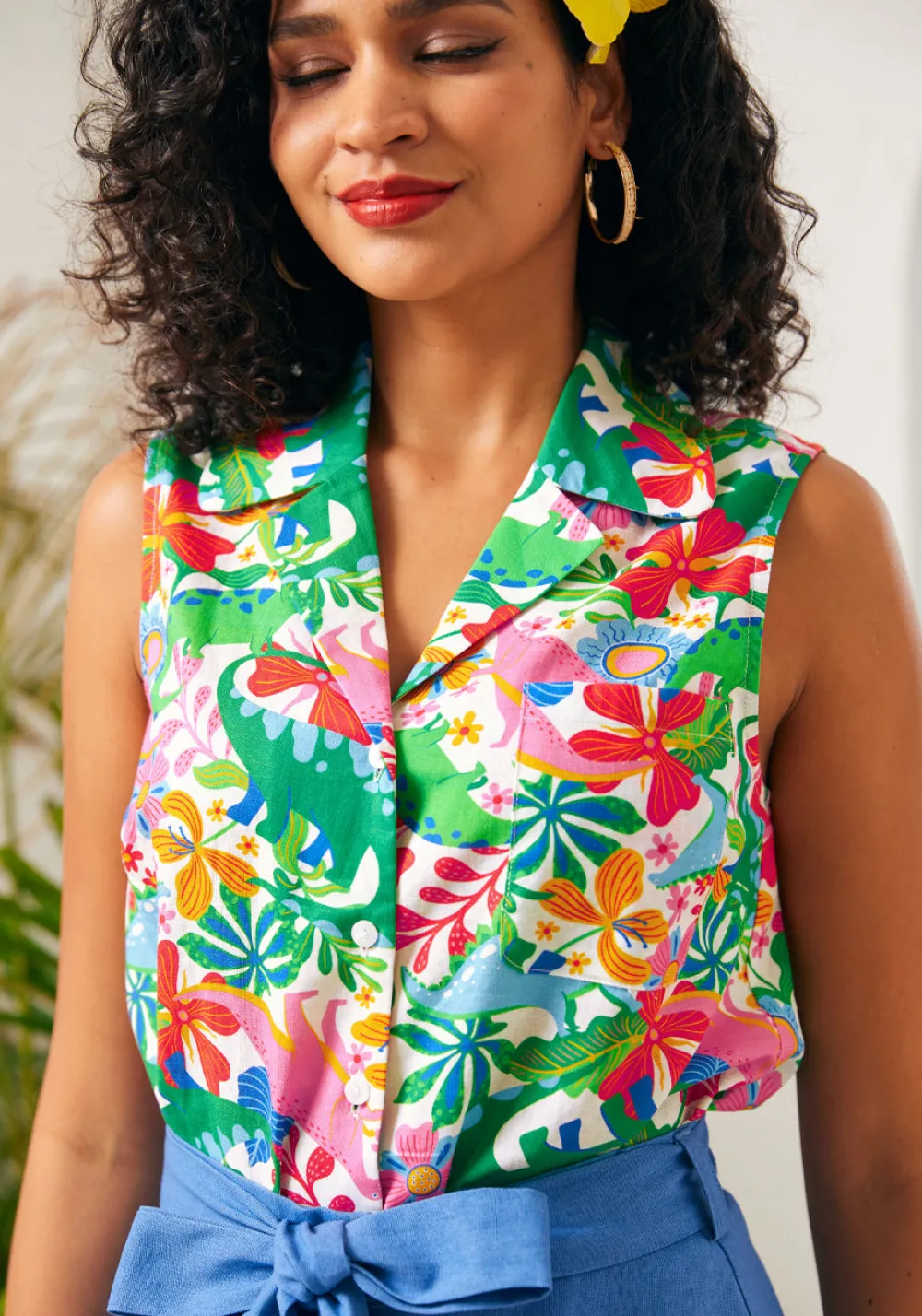 BTC Spotlight Spark Sleeveless Shirt Dino-Flage Best