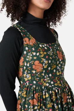 Squirrel Away Midi Dress Hot