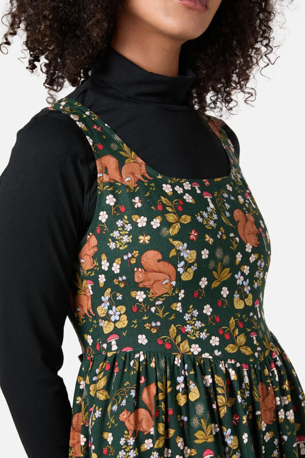 Squirrel Away Midi Dress Hot