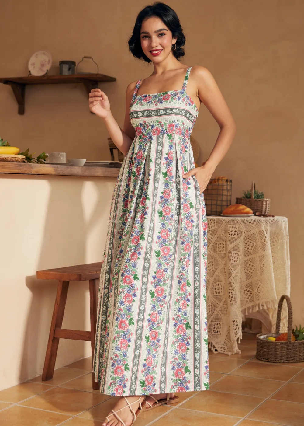 Starlit Stride Maxi Dress Petal Parade Outlet