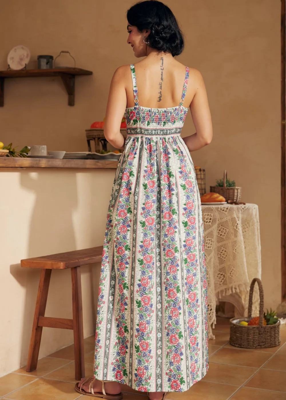 Starlit Stride Maxi Dress Petal Parade Outlet