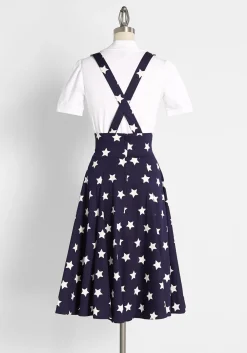 Collectif Star-Spangled 'Manner' Jumper Navy New
