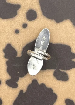 Sterling Silver Double Stone Ring Turquoise Hot