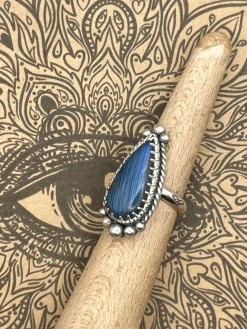 Sterling Labradorite Ring Silver New