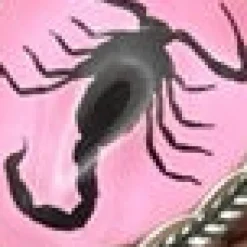 Sterling Silver Scorpion Heart Ring Pink Online