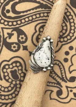 Sterling Silver Buffalo Turquoise Ring White Online