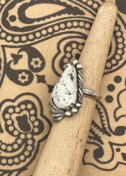 Sterling Silver Buffalo Turquoise Ring White Online