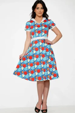 Stripe Red Dot Swing Dress Online
