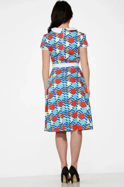 Stripe Red Dot Swing Dress Online