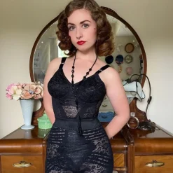 Style 6207 | No Roll High Waist Lace Thigh Slimmer with Extra Firm Support Discount