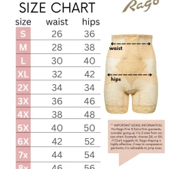 Style 6207 | No Roll High Waist Lace Thigh Slimmer with Extra Firm Support Discount