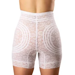 Style 6207 | No Roll High Waist Lace Thigh Slimmer with Extra Firm Support Discount