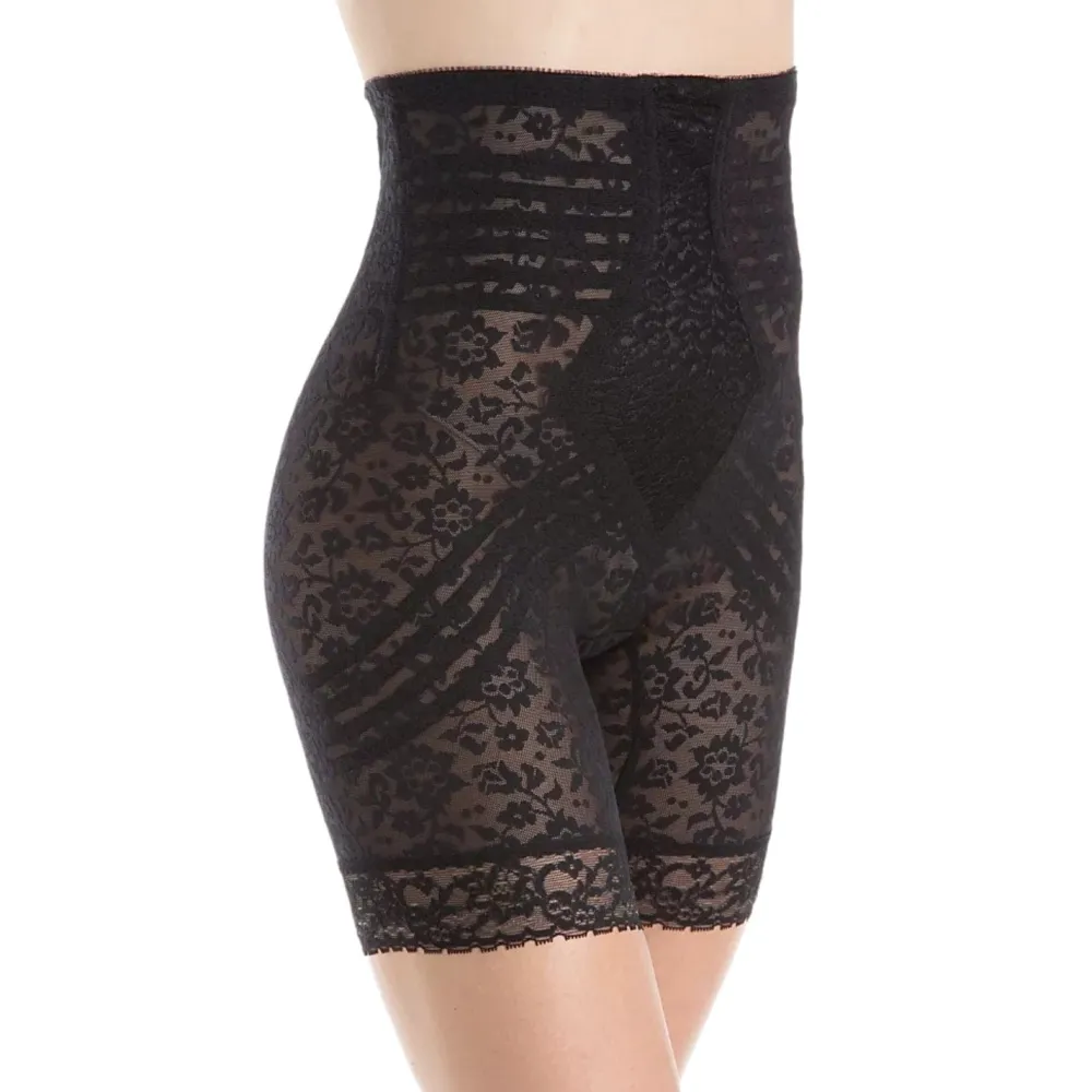 Style 6207 | No Roll High Waist Lace Thigh Slimmer with Extra Firm Support Discount