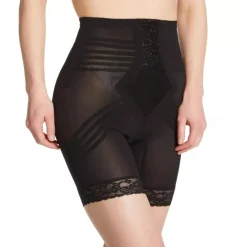 Style 6209 | Breathable High Waist Thigh Slimmer | No Roll Power Mesh Hourglass Shaper | Firm to Extra Firm Support Discount