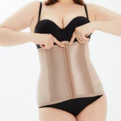 Style 821 | Shapette Powermesh Satin Panel Waist Cincher Discount