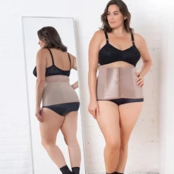 Style 821 | Shapette Powermesh Satin Panel Waist Cincher Discount