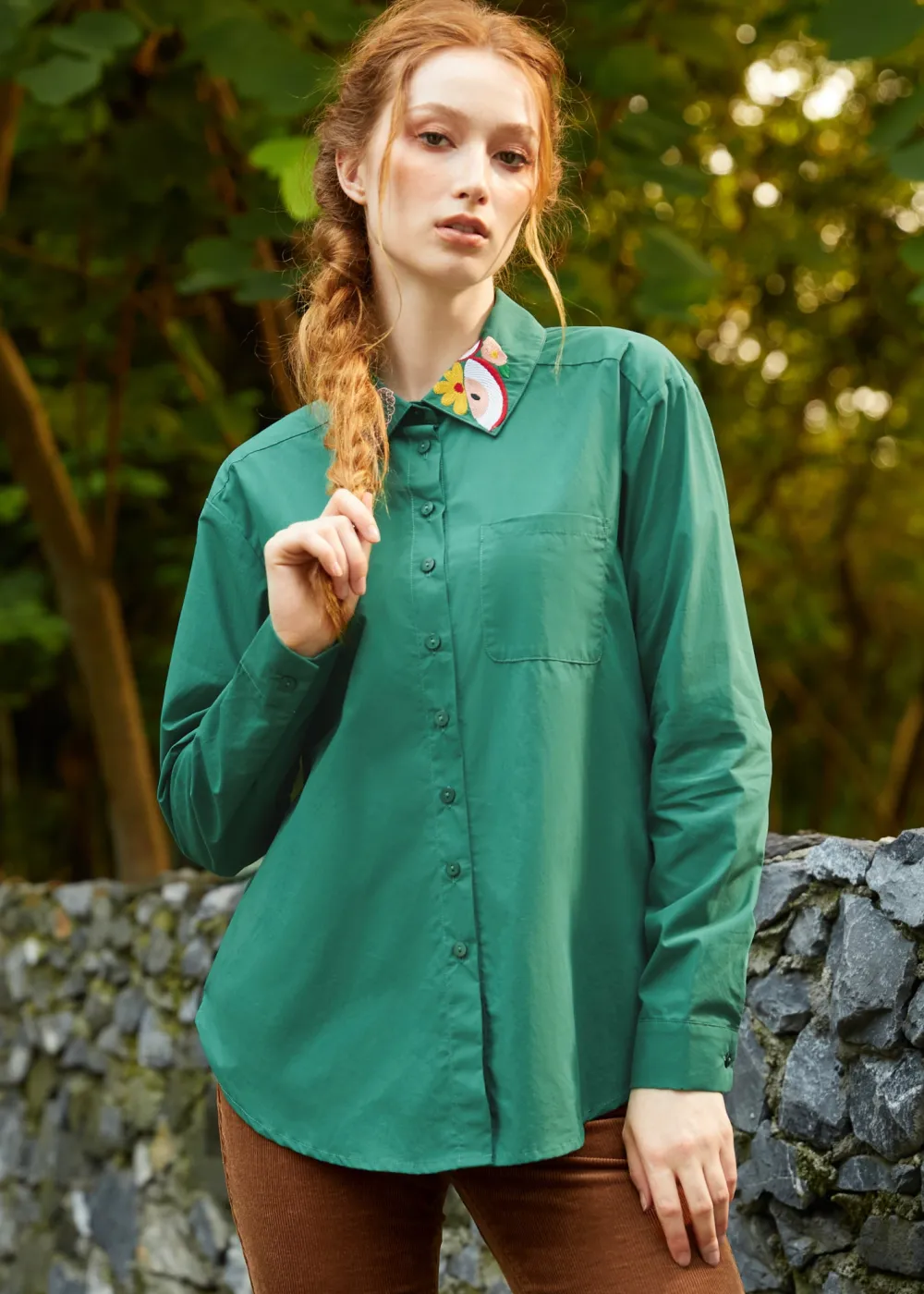 Such a Flirt Shirt Bewitching Green Outlet