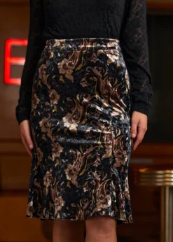 BTC Sugar and Spice Spice Fishtail Midi Skirt A Piece of Paisley Online