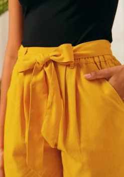 Summertime Serenade Shorts Marigold Clearance