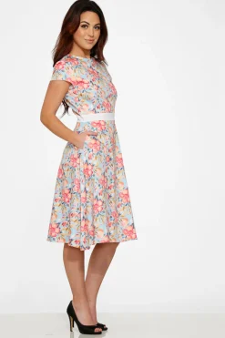 Sweet Hibiscus Swing Dress Best