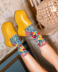 Tapestry Vines Sheer Crew Sock Outlet