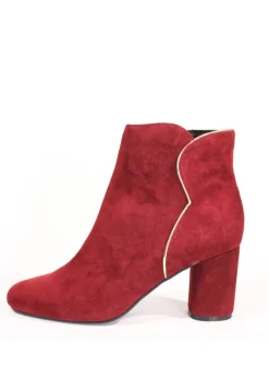Tatiana Scallop Suede Booties Sale