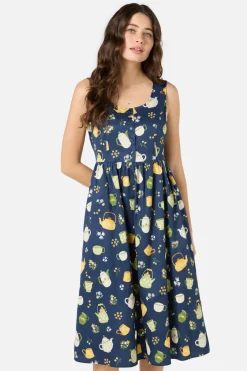 Tea Time Midi Dress Discount