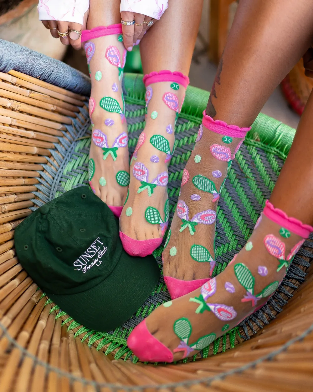 Tenniscore Ruffle Sheer Crew Sock Online