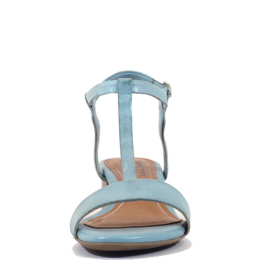 Terri T-Strap Suede Sandals Online