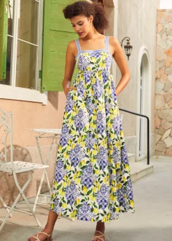 The Borderline Babe Maxi Dress Santorini Outlet