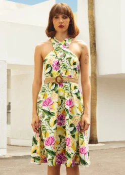 The Citrus Grove Getaway Dress Citrus Floral Discount