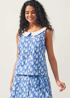 The Class Act Collar Top Skipper Blue Discount