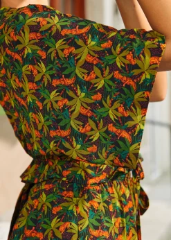 The Flutter & Flow Kimono Palm Before the Pounce Online