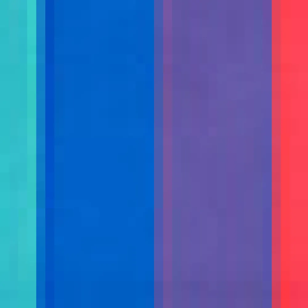 ModCloth The Franky High-Waisted Bikini Bottom Rainbow Stripes Online