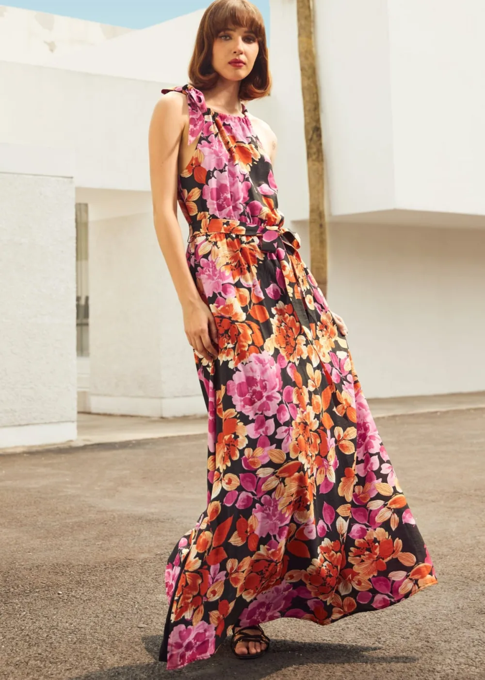 The Garden Soirée Maxi Dress Black Floral Discount