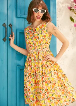 BTC The Getaway Grace Dress Lemon Best