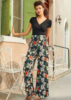 The Lace-Up & Lounge Wide-Leg Pants Venus Vibes Sale