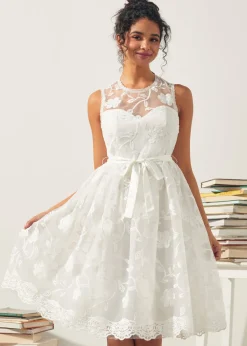 The Lacey Lou Dress Ivory Clearance